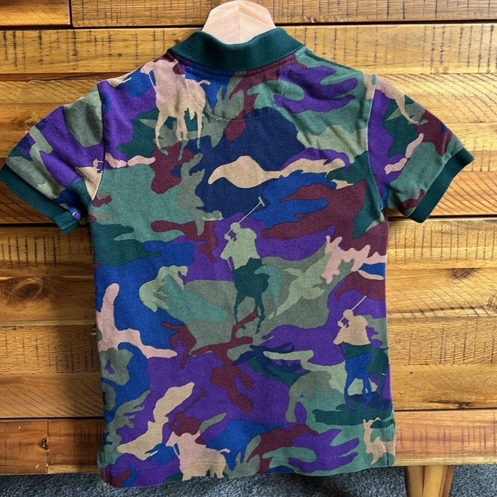 Polo by Ralph Lauren Kids Camouflage Polo by Ralph Lauren Shirt - Multicolor